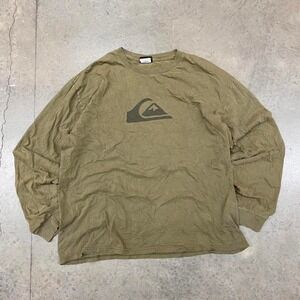 Quiksilver Long Sleeve Shirt Y2K Skate Streetwear Relaxed Fit L Men's